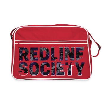 Redline Society Tuning Camo Purple Graffiti Design - Sac Retro - rouge/blanc - Devant