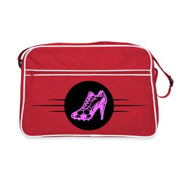 Football féminin Chaussures de football Football - Sac Retro - rouge/blanc - Devant