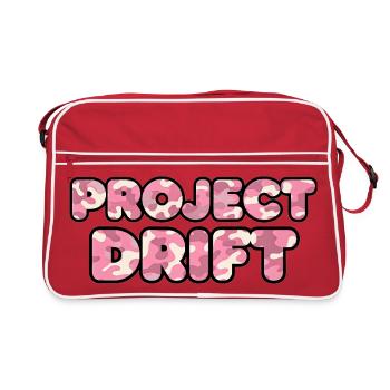 Car Tuning Motiv Project Drift Camo Rosa - Retro Bag - red/white - Front