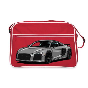 Roadster Supersport gris - Sac Retro - rouge/blanc - Devant