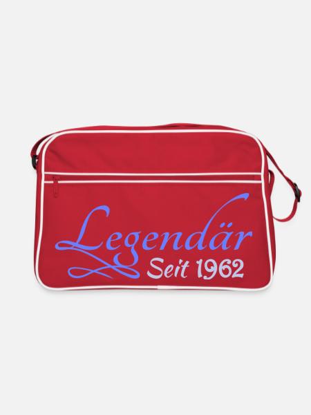 Heldin 1962 - Retro Tasche - Rot/Weiß - Vorne