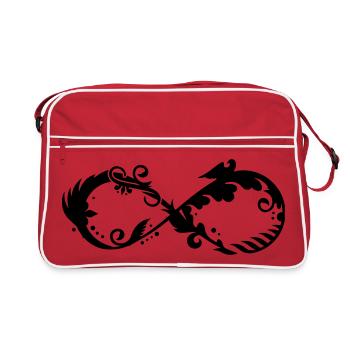Un symbole de l'infini - Sac Retro - rouge/blanc - Devant