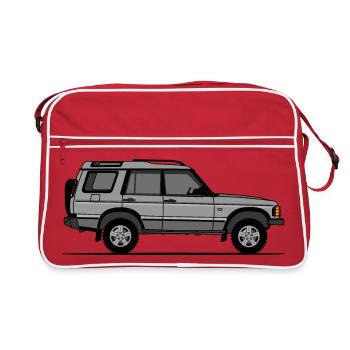 Discovery 2 Silver - Sac Retro - rouge/blanc - Devant