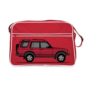 Découverte 2 Rouge - Sac Retro - rouge/blanc - Devant