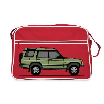 Découverte 2 Vert - Sac Retro - rouge/blanc - Devant