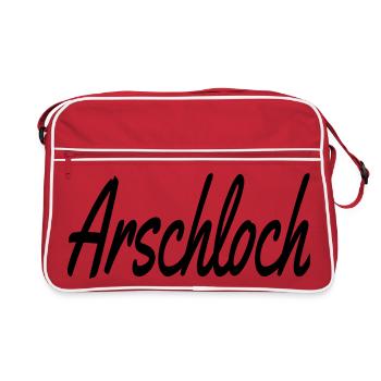 Archloch - Sac Retro - rouge/blanc - Devant
