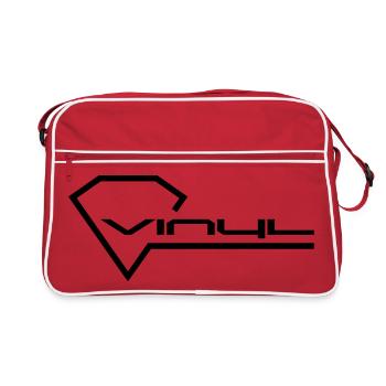 Vinyle - Sac Retro - rouge/blanc - Devant