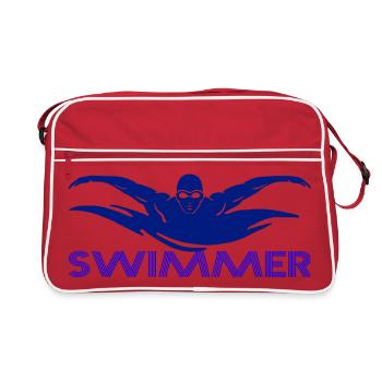 Swimmer - Retro Bag - red/white - Front