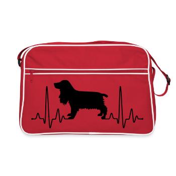 Cocker Spaniel Plus - Retro Bag - red/white - Front