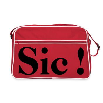 Sic! - Retro Bag - red/white - Front