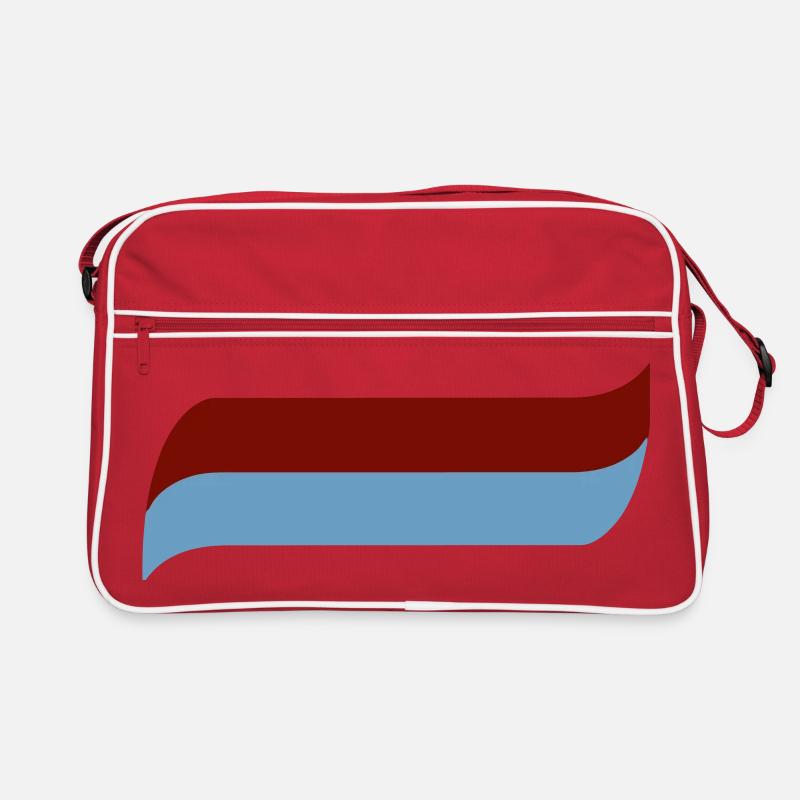Bordo Mavi Sac Retro