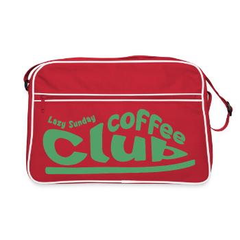 Club de café du dimanche paresseux - Sac Retro - rouge/blanc - Devant