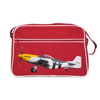 P-51 - Sac Retro - rouge/blanc - Devant
