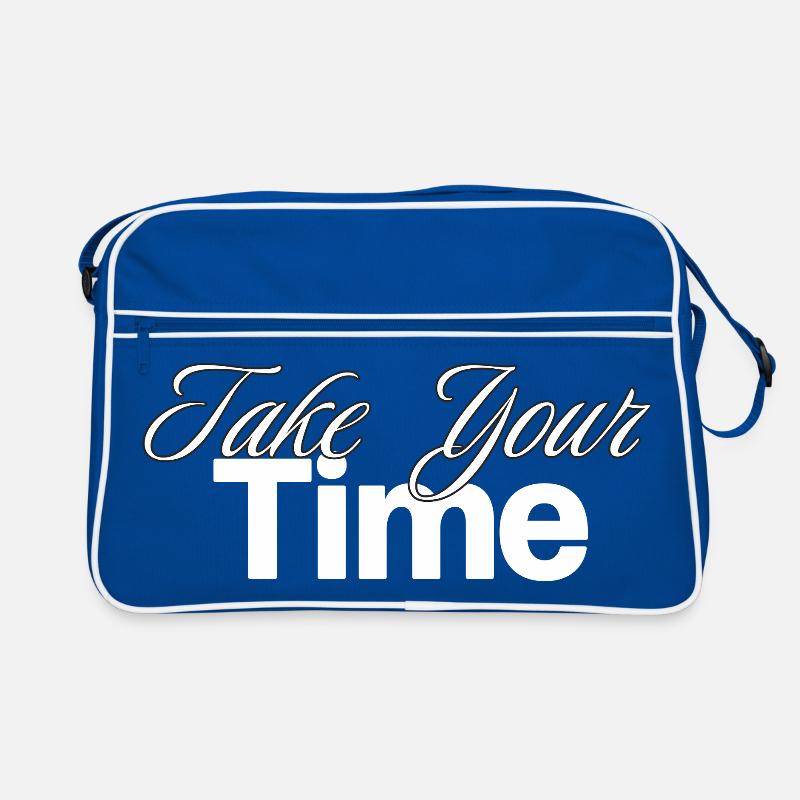 Prenez votre temps Conception Sac Retro