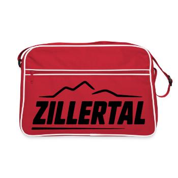 Zillertal - Souvenir Design - Sac Retro - rouge/blanc - Devant