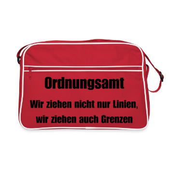 Public Order Office Grenzenzieher - Retro Bag - red/white - Front