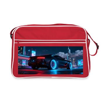 Neonflitzer City Night - Retro Bag - red/white - Front