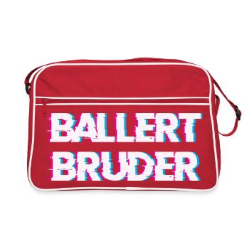 Hardtekk Tekk - Retro Bag - red/white - Front