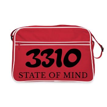 3310 state of mind - Retro Bag - red/white - Front