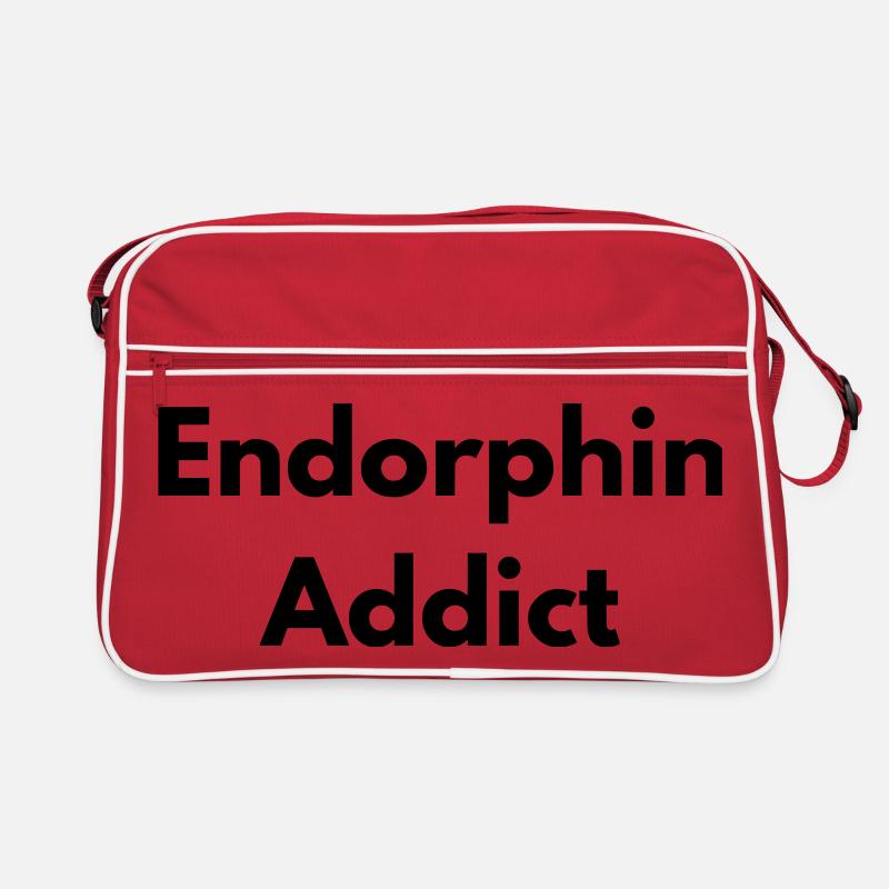 Endorphinabhängiger Retro Tasche