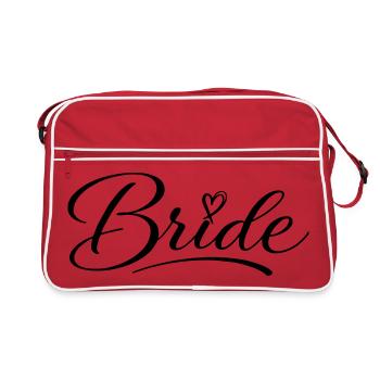 Bride - Retro Bag - red/white - Front