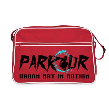 Parkour - Retro Tasche - Rot/Weiß - Vorne