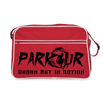 Parkour - Retro Tasche - Rot/Weiß - Vorne