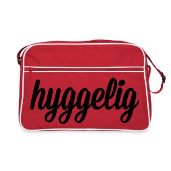 hyggelig - Retro Tasche - Rot/Weiß - Vorne