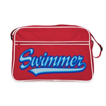 Swimmer - Retro Bag - red/white - Front