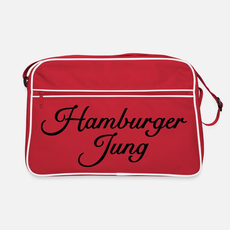 Hamburger Jung Klassisch Retro Tasche