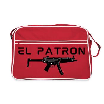 El Patron – The Leader Look - Retro Bag - red/white - Front