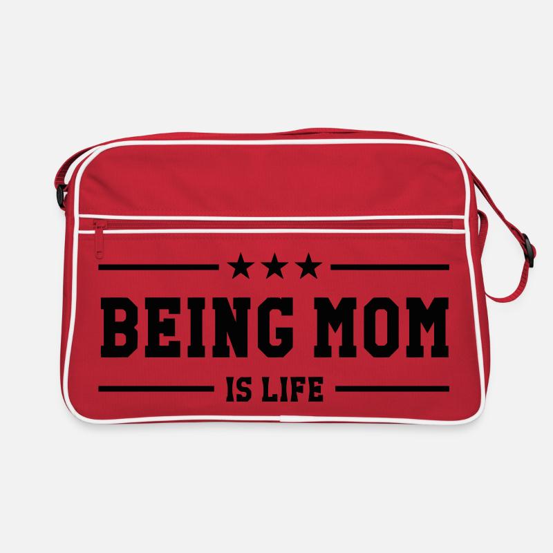 Mutter zu sein ist Leben! Muttertag Retro Tasche