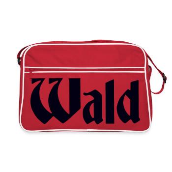 Forêt - Sac Retro - rouge/blanc - Devant