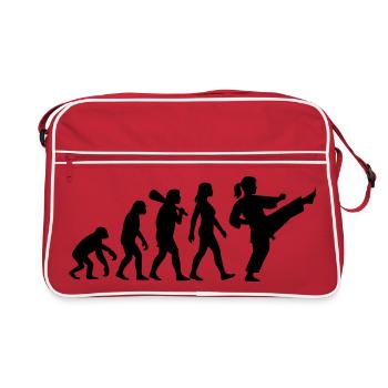 Karaté Évolution - Sac Retro - rouge/blanc - Devant