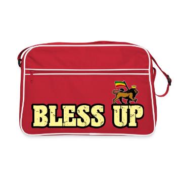Dub Reggae Bless Up - Sac Retro - rouge/blanc - Devant