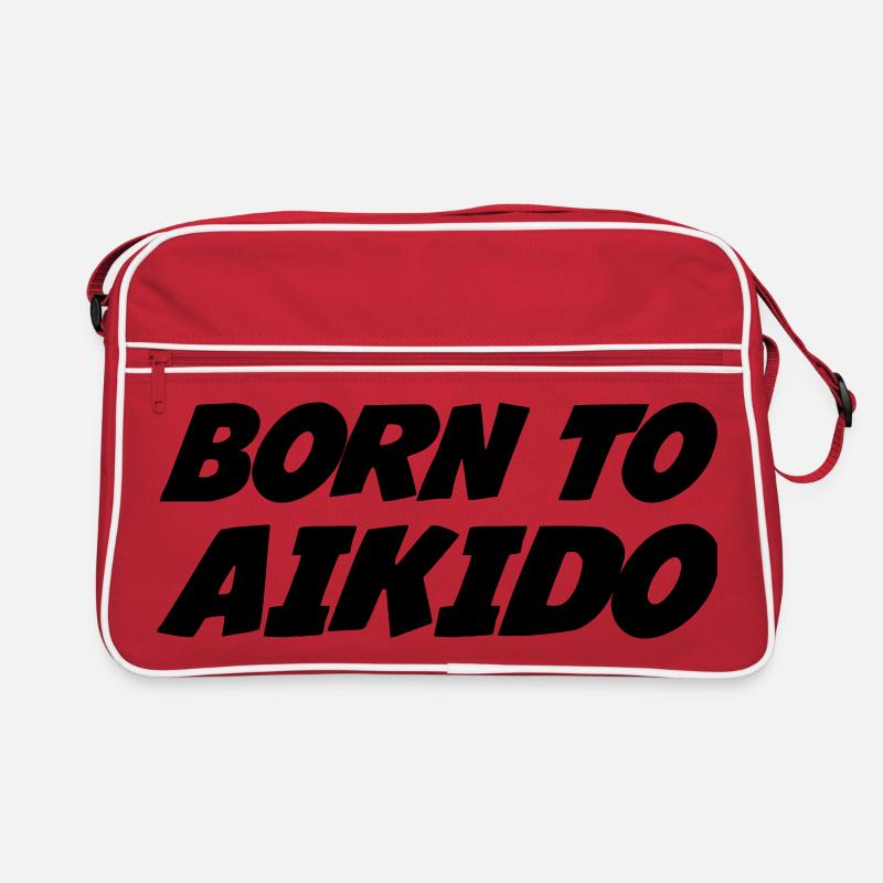 Né pour l'Aïkido  Sac Retro
