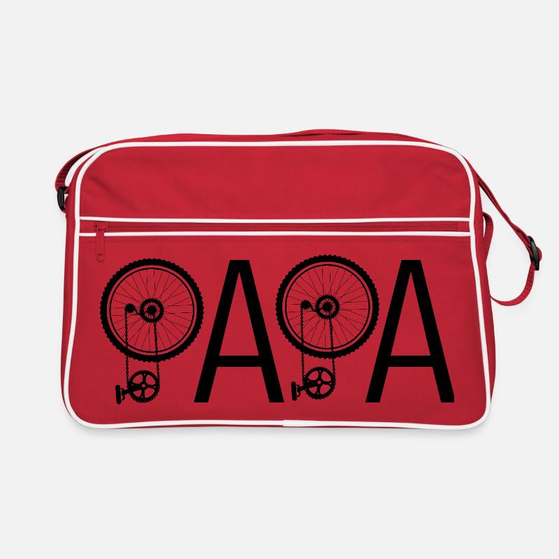 Radspoke Typography: Bicycle Font Dad Retro Bag