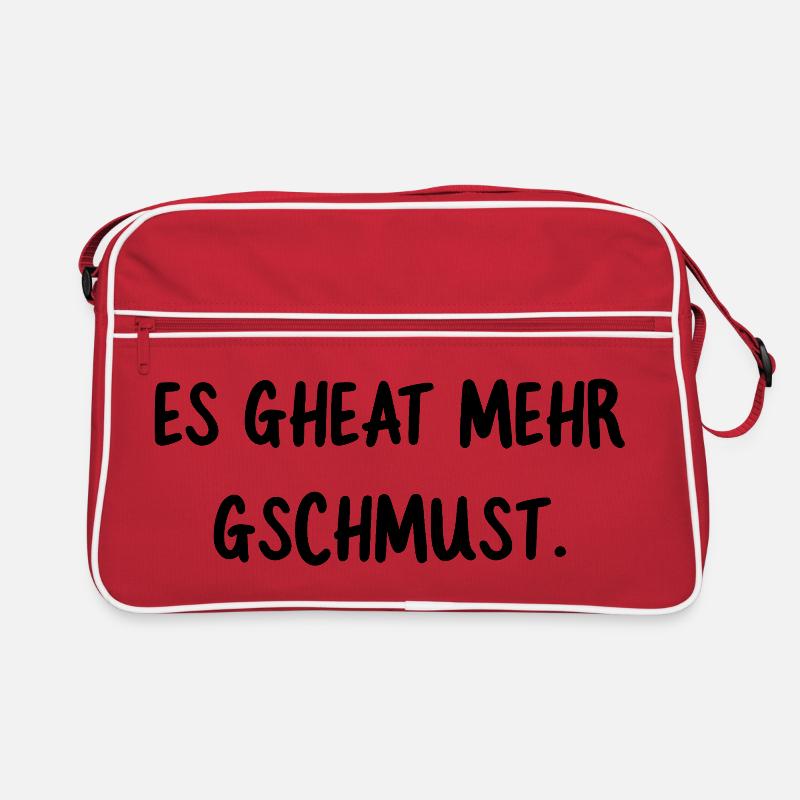 It gheat more gschcuddle. Funny dialect saying Retro Bag