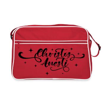 Pâques orthodoxes Christos Anesti - Sac Retro - rouge/blanc - Devant