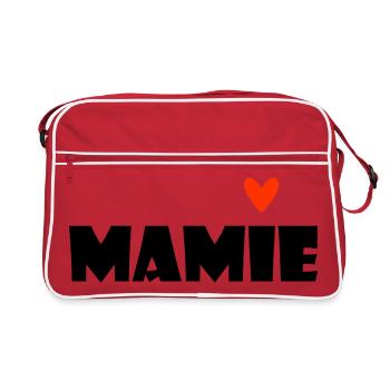GRANNY. MAMMA. GRANDMOTHER. MOTHER'S DAY. GIFT - Retro Bag - red/white - Front