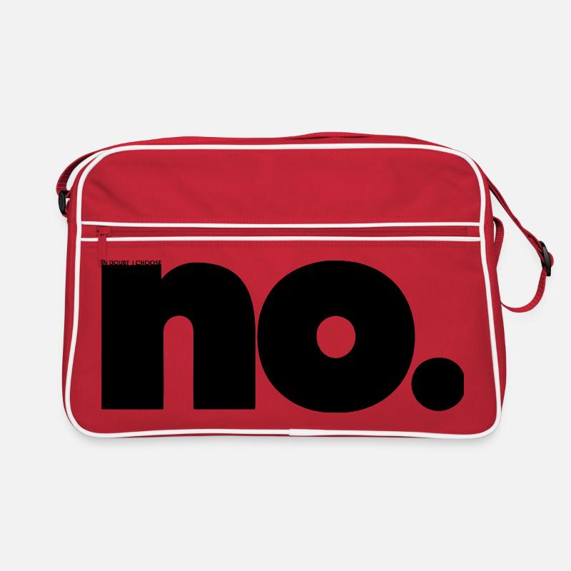 Ich wähle Retro Tasche