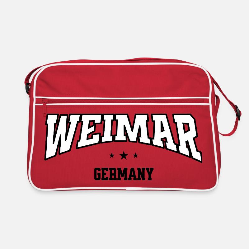 Style Lettres de Weimar Style Rétro Sac Retro