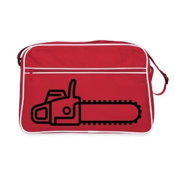chainsaw - Retro Bag - red/white - Front