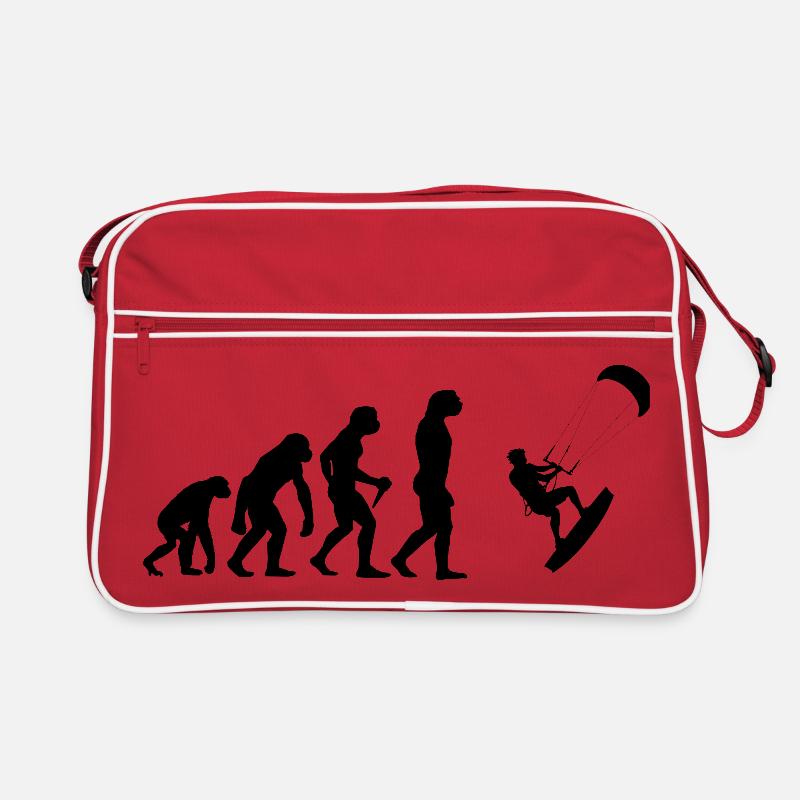 Geschenkidee für einen Kitesurfer mit Kiteboarding Retro Tasche