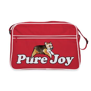 Course Corgi de la Joie Pure - Sac Retro - rouge/blanc - Devant