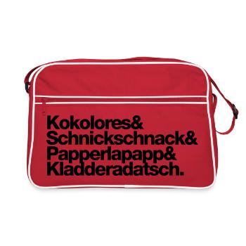 Kokolores frills Papperlapapp - Retro Bag - red/white - Front
