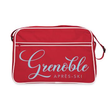 GRENOBLE après-ski - French Alps - France - Retro Bag - red/white - Front