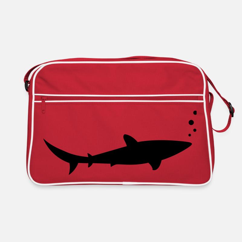 shark Hai Haifisch Retro Tasche