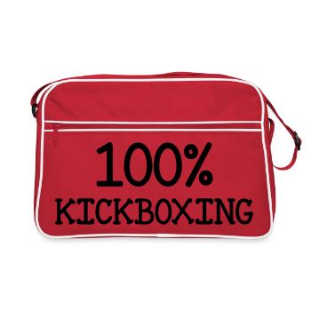 Kickboxing / Kickboxer / Kick Boxing / Kick Boxer - Retro Bag - red/white - Front