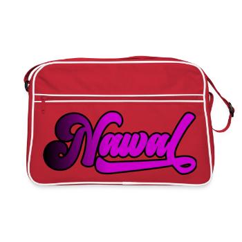 Nawal - Retro Bag - red/white - Front